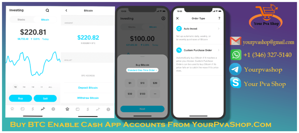 Buy Verified BTC Enable Cash App Accounts