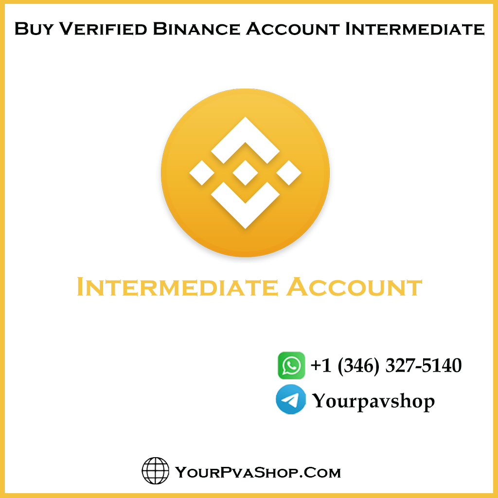 Buy Verified Binance Account Intermediate