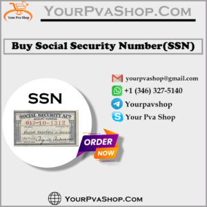 Buy Social Security Number (SSN)