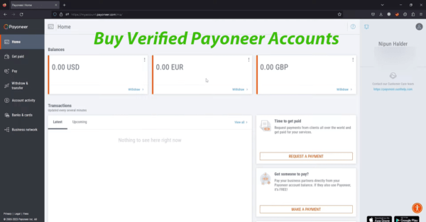 Buy Verified Payoneer Accounts