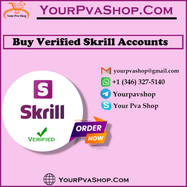 Buy Verified Skrill Accounts